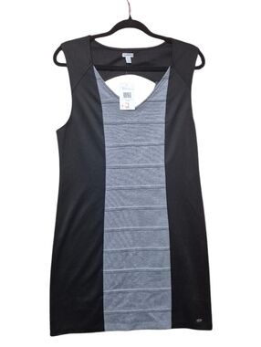 Guess Black and Gray Sleeveless Dress